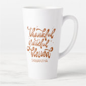 Eleganter Herbst Erntedank Milchtasse (Rechts)