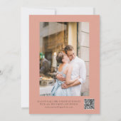 Eleganter Herbst Moderne Wasserwelt Sass Café - Wi Save The Date (Rückseite)