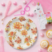 Eleganter Herbst Pappteller (Party)