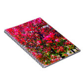 Eleganter Herbst Rosa impressionistische Bäume Notizblock (Rechte Seite)