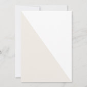 Eleganter Herbst-Zwei-Farben-Blumenladen Einladung (Rückseite)