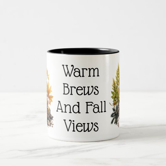 Eleganter Herbst Zweifarbige Tasse (Mittel)