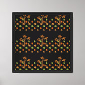 Eleganter Herbstbaum & Blätter Stilvoll Leinwanddruck (Vorderseite)