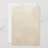 Eleganter Herbstfall in Liebe Engagement Partei Einladung (Rückseite)