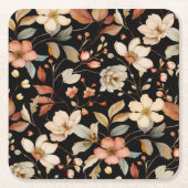 Eleganter Herbstfarbener Untersetzer (Vorderseite)