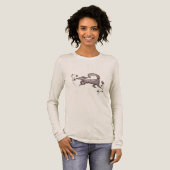 eleganter Herbstfuchs Tri-Blend Shirt (Volle Vorderseite)