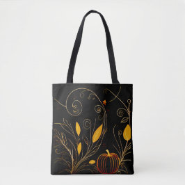 Eleganter Herbstkürbis Tasche