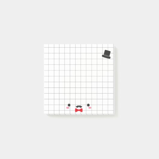 Eleganter Herr Grid Notizen (Vorderseite)