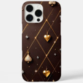 Eleganter Herz- und Diamantenschützer Case-Mate iPhone Hülle (Rückseite)