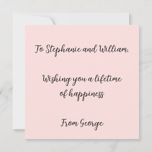 Eleganter herzgestreibender Wreath-Hochzeitsskongr (Rückseite)