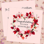 Eleganter herzgestreibender Wreath-Hochzeitsskongr