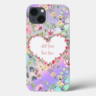 Eleganter Herzrahmen mit Blumenmuster: für jeden A Case-Mate iPhone Hülle