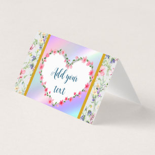 Eleganter Herzrahmen mit floralem Muster: für jede