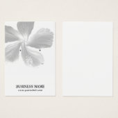 Eleganter Hibisken Blume Earring Holder (Vorne & Hinten)