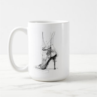 Eleganter High Heel Foot - femininer Stil Kaffeetasse