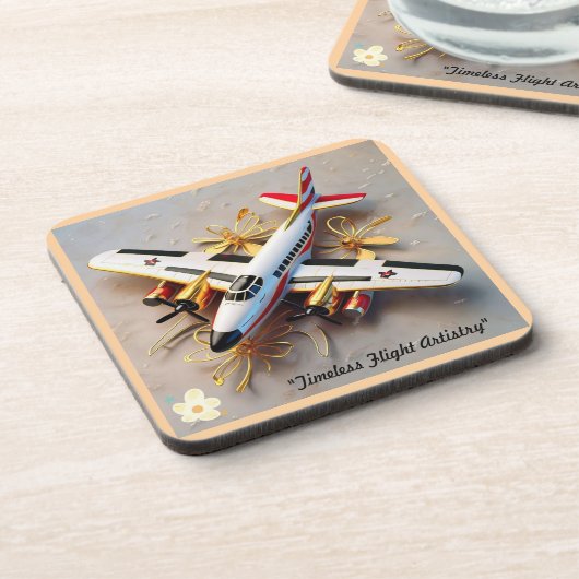 "Eleganter Himmel" Getränkeuntersetzer (Linke Seite)