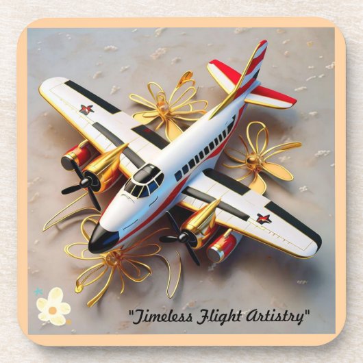 "Eleganter Himmel" Getränkeuntersetzer (Vorderseite)