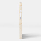 Eleganter Hintergrund aus gelbem Marmor iPhone Hülle (Linke Seite)