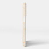 Eleganter Hintergrund aus gelbem Marmor iPhone Hülle (Rechte Seite)