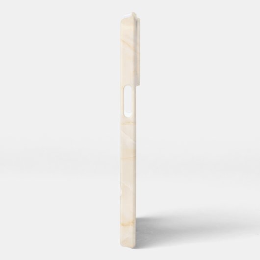 Eleganter Hintergrund aus gelbem Marmor iPhone Hülle (Rechte Seite)