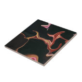 Eleganter Hintergrund aus schwarzem Marmor Fliese (Seite)