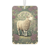 Eleganter Hintergrund der Schaflavendel Autolufterfrischer (Rückseite)