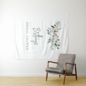 Eleganter Hintergrund des benutzerdefinierten Wint Wandteppich (Beispiel (Horizontal))