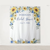 Eleganter Hintergrund des Eukalyptus-Brautparty-Fo Wandteppich (Vorderseite)