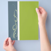 Eleganter Hintergrund für den leeren Flyer (Hand)