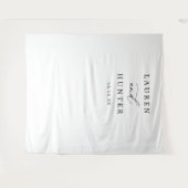 Eleganter Hintergrund für kalligraphische Hochzeit Wandteppich (Vorderseite (Horizontal))