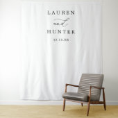 Eleganter Hintergrund für kalligraphische Hochzeit Wandteppich (Beispiel)