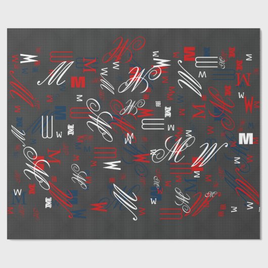 Eleganter Hintergrund für Schwarzweißfaser-Printme Geschenkpapier (Flach)