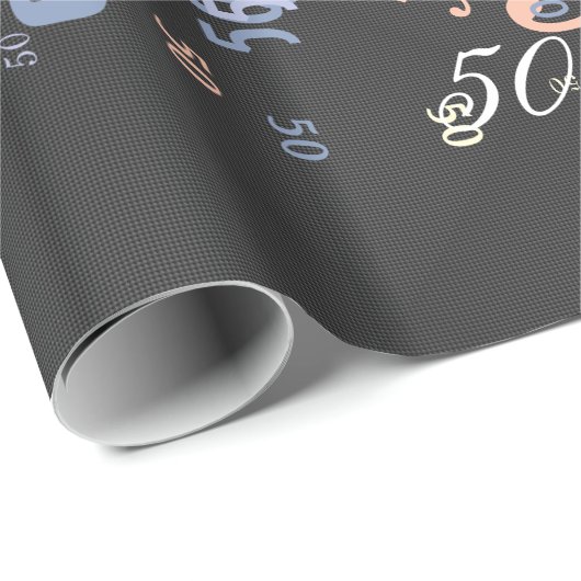 Eleganter Hintergrund für Schwarzweißfaser-Printme Geschenkpapier (Rolleneckpunkt)