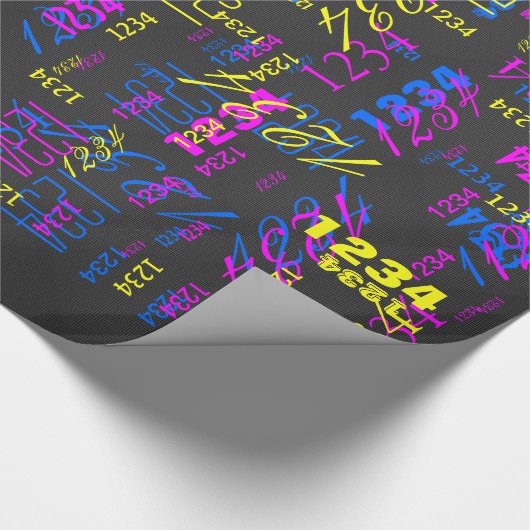 Eleganter Hintergrund für Schwarzweißfaser-Printme Geschenkpapier (Ecke)