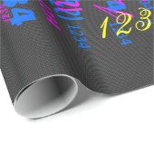 Eleganter Hintergrund für Schwarzweißfaser-Printme Geschenkpapier (Rolleneckpunkt)