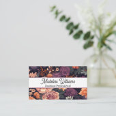 Eleganter Hintergrund Visitenkarte (Stehend Vorderseite)