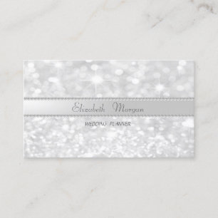 Eleganter, hoch entwickelter moderner Glitzer Boke Visitenkarte