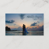 Eleganter Hochzeitsplaner, Hochzeitskoordinator Visitenkarte (Vorderseite)