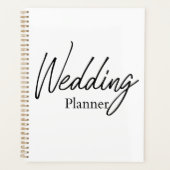 Eleganter Hochzeitsplaner Planer (Vorderseite)