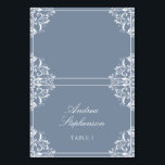 Eleganter Hochzeitsplatz / Namenskarte (Dusty Blue Tischnummer<br><div class="desc">Nadine Wedding Platzkarte Zelte (Dusty Blue): Diese eleganten Zelte der Platzkarte werden Ihren Hochzeitstischen noch mehr Reichtum verleihen! Für Begleitkarten (Karten, die Ihre Gäste beim ersten Eintritt in Ihren Empfang nehmen), behalt Ihre Tischnummer an. Für Platzkarten (Karten, die Sie an den Tischen voreinstellen..Sie können die Tischnummer abheben, die normalerweise mit...</div>