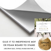 Eleganter Hochzeitsszenario-Empfang Poster