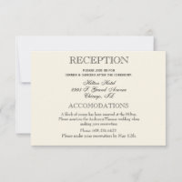 Eleganter Hochzeitstag Empfang Einfach traditionel