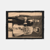 Eleganter Hochzeitstag - Monster Halloween-Auftrit Fleecedecke (Vorderseite (Horizontal))