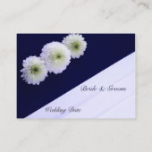 Eleganter Hochzeitstisch Platzkarte (Rückseite)