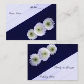 Eleganter Hochzeitstisch Platzkarte (Vorne/Hinten)