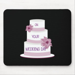 Eleganter Hochzeitstorte Mousepad