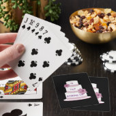 Eleganter Hochzeitstorte Spielkarten (In Situ)