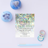 Eleganter holografischer Glitzer Makeup Artist Bla Flyer (Einzeln)