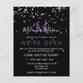 Eleganter holografischer Glitzer Makeup Artist Lil Flyer (Hinten)