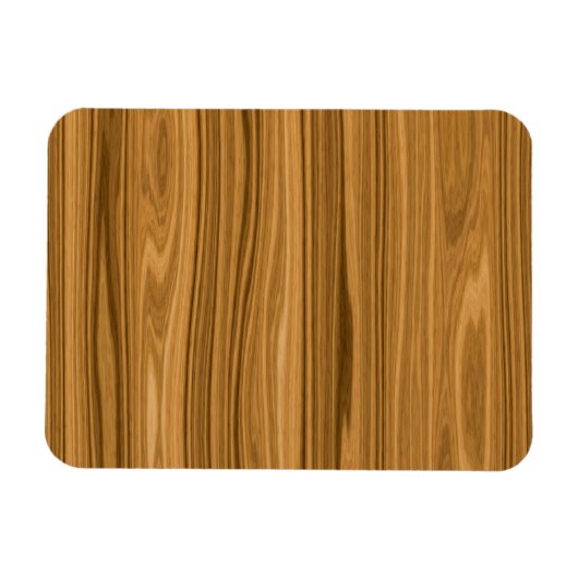 Eleganter Holzkornstil Magnet (Horizontal)